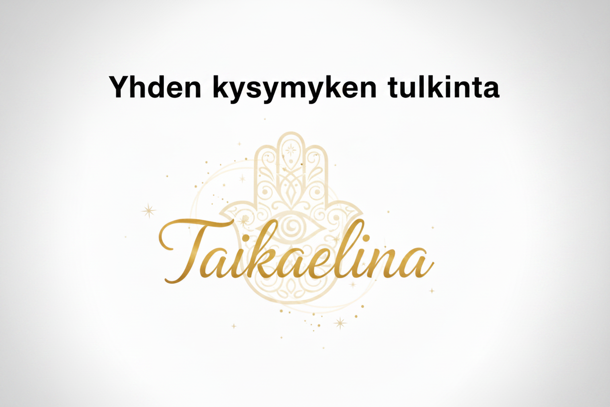 Yhden kysymyksen tulkinta